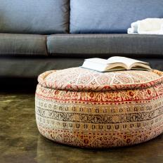 Upcycled Tire Footstool