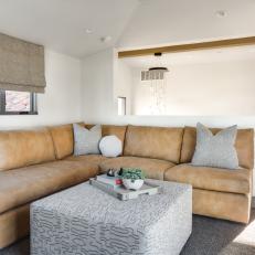 Sitting Area With Tan Sectional