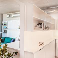 Contemporary Studio Comes With Small Kitchen