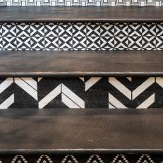 Patterned Stairs Generate Visual Interest