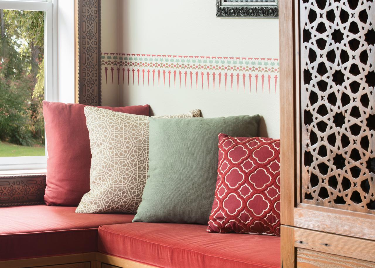 Window Seat In Moroccan Inspired Bedroom Hgtv