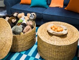 Smart Ways to Store Kids' Stuff in the Family Room