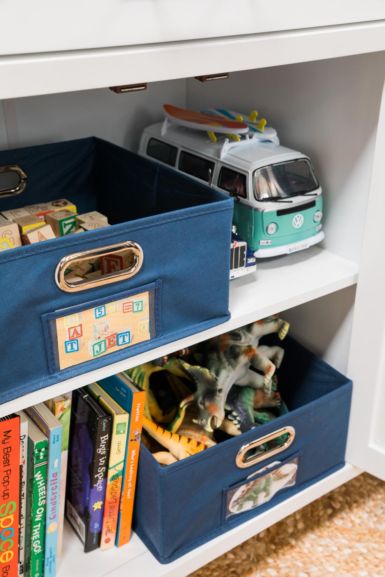 Playroom Storage Ideas & Playroom Closet Organization - Kelley Nan