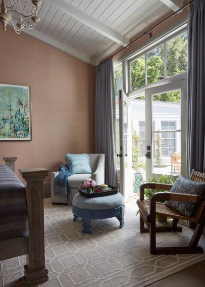 Neutral Mediterranean Master Bedroom With Double Doors Hgtv