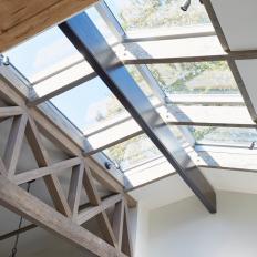 Ceiling Beams and Skylight