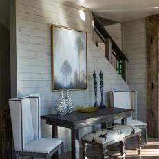 Contemporary, Rustic Pieces Blend to Create Balanced Look 