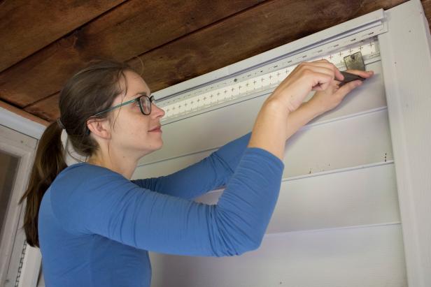 How to remove nails from cedar shingles.