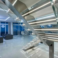 Modern Stairs in Penthouse