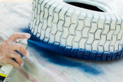 How to Paint a Rubber Tire