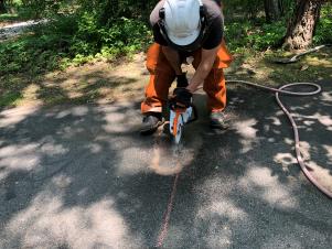 Installing discount underground fence