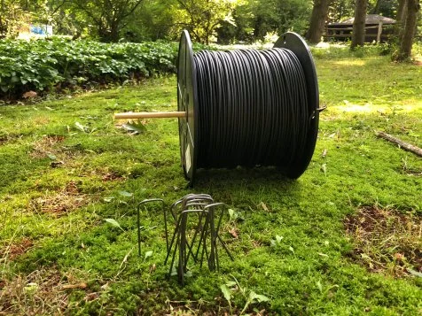 Installing underground fence on sale