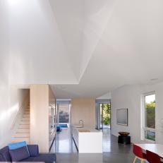Modern Great Room and Skylight
