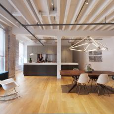 Minimal, Modern Decor Sets Serene Tone in Loft