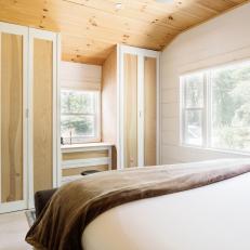Custom Wood Closets in Master Suite