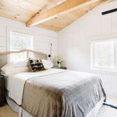 Spare Bedroom With Soothing Neutral Linens