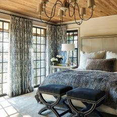 French Country Master Suite Dressed for Winter