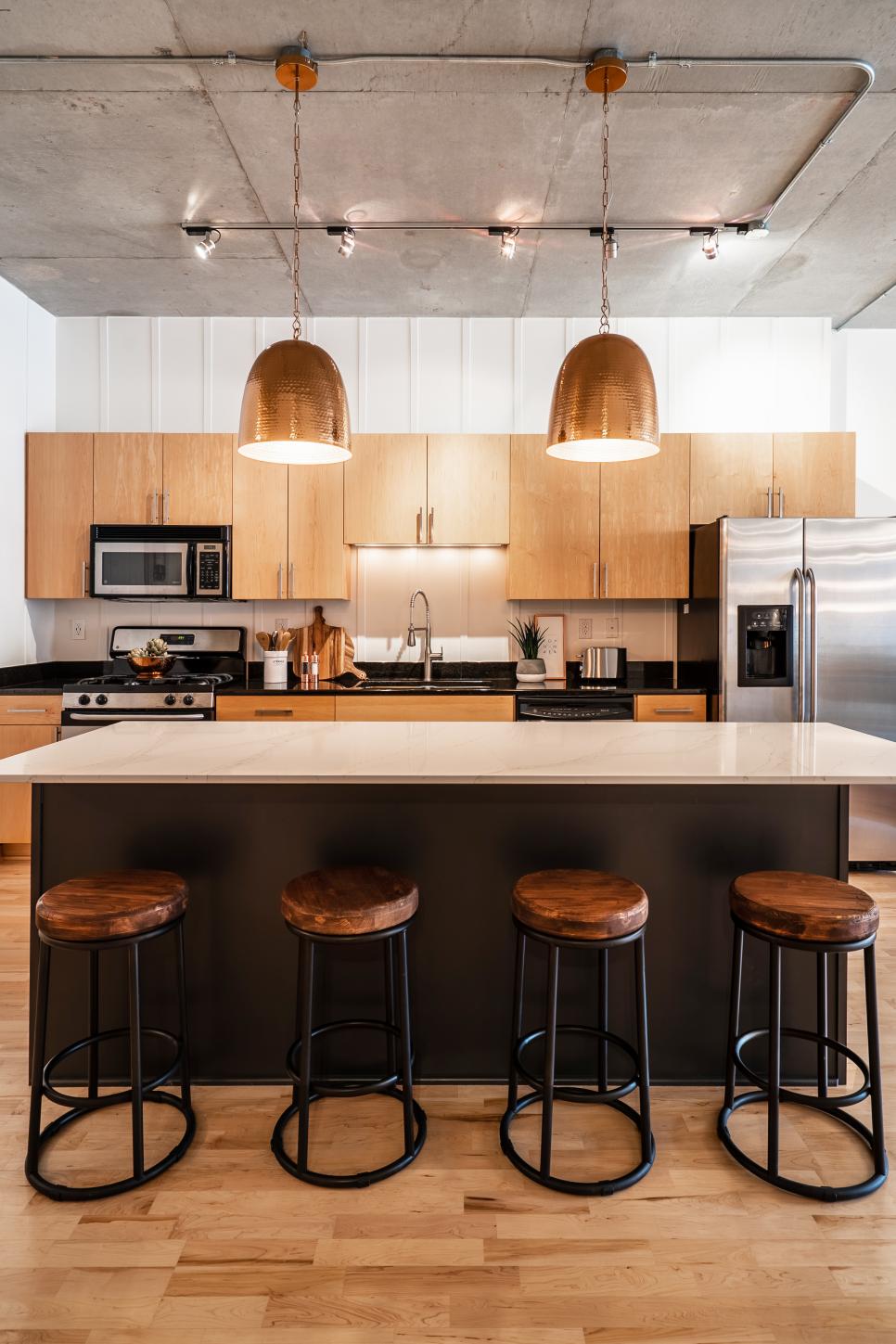 Urban Loft Kitchen Features Industrial and Contemporary Style | HGTV