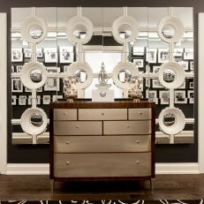 Art Deco Mirror Wall and Dresser