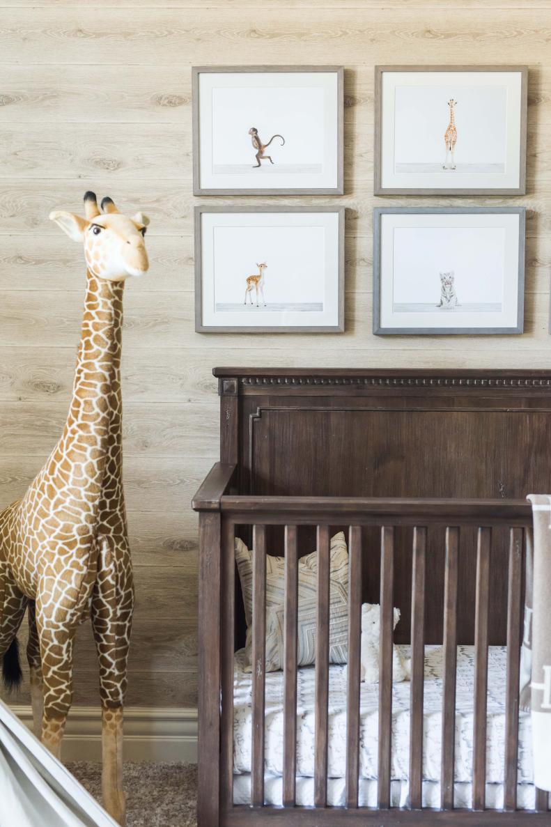 Nursery With Stuffed Giraffe