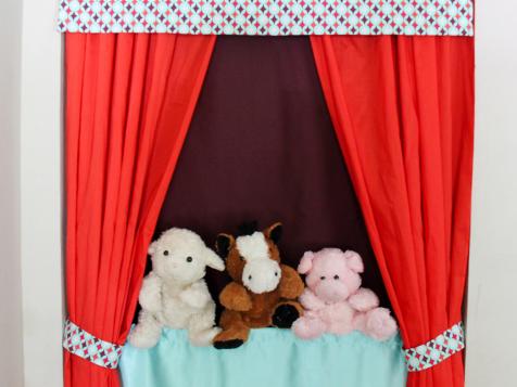 How to Make a Portable Puppet Theater in a Doorway