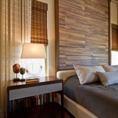 Neutral Contemporary Master Bedroom With Blinds