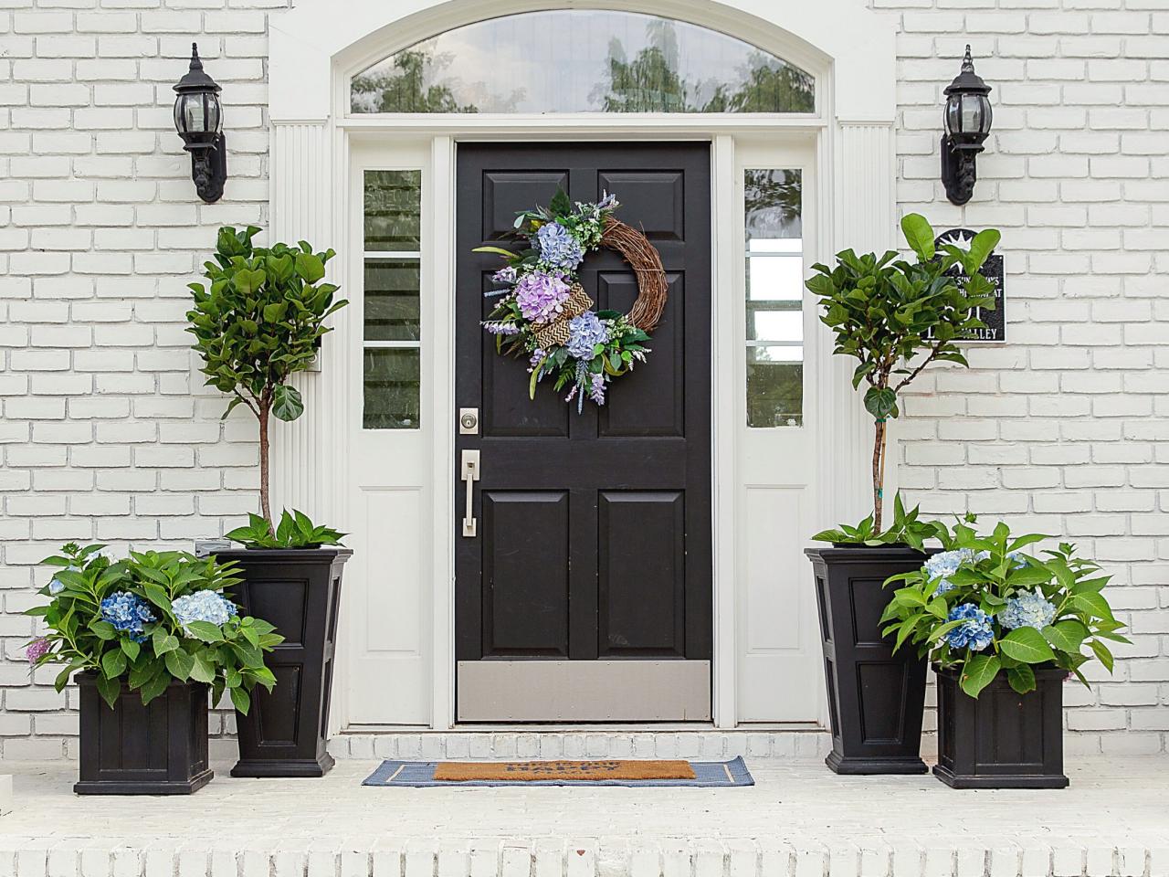 Large Outdoor Planters: A Front Door's Best Friends