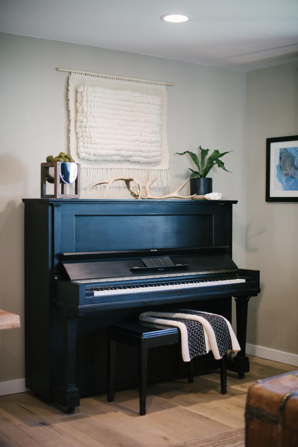 living piano neutral eclectic hgtv flowers email