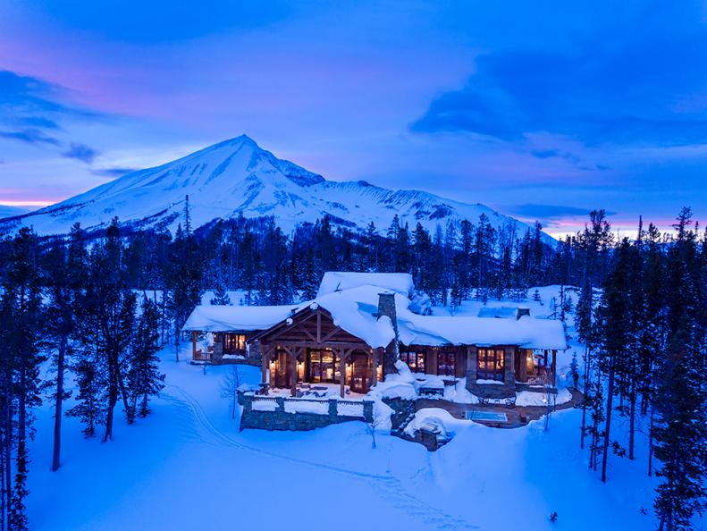 Snowy Million-Dollar Montana Home