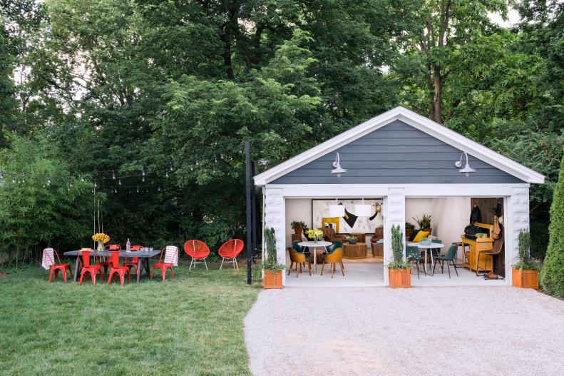 Backyard and Garage Living Area