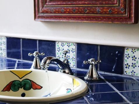 Ceramic Tile Bathroom Countertops