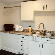 Laundry Room With Double Sinks