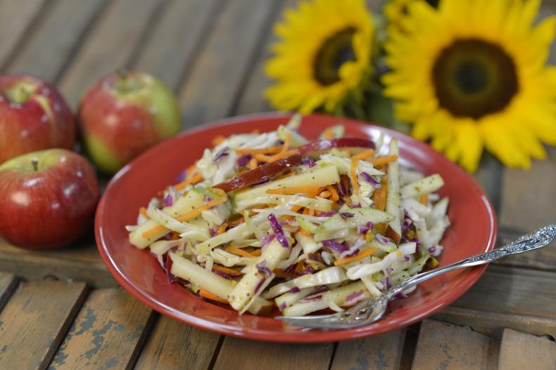 Apple Slaw With Sunflowers