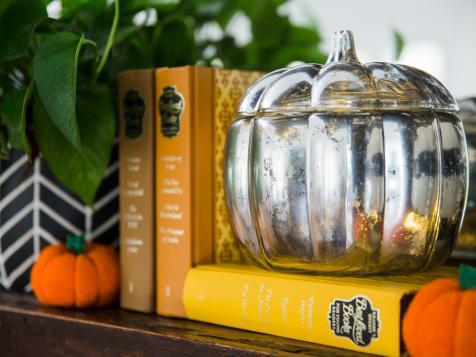 Pumpkins That Last: DIY Mercury Glass Pumpkin