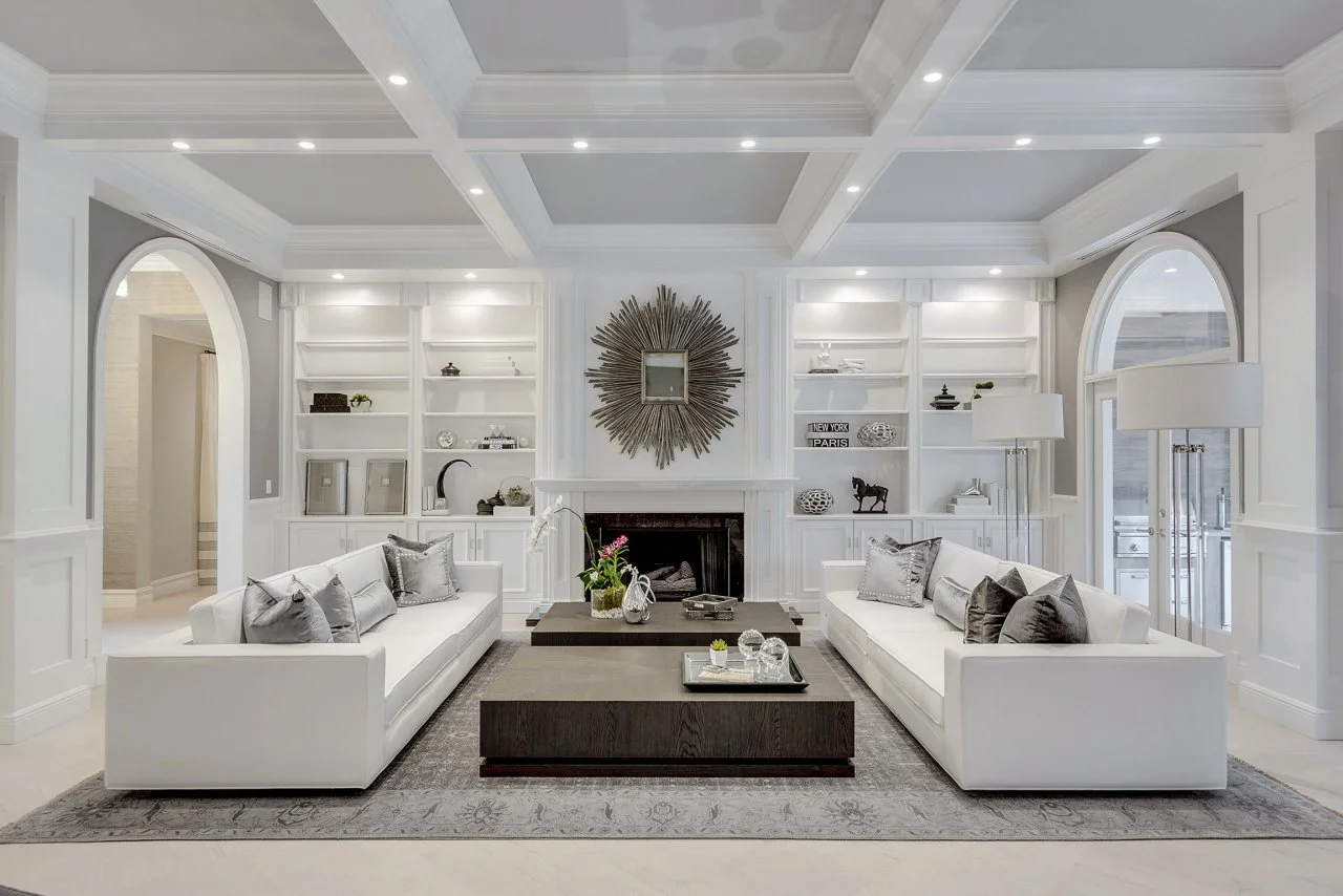 White Living Room Designs HGTV