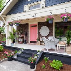 Craftsman Front Porch and Yard