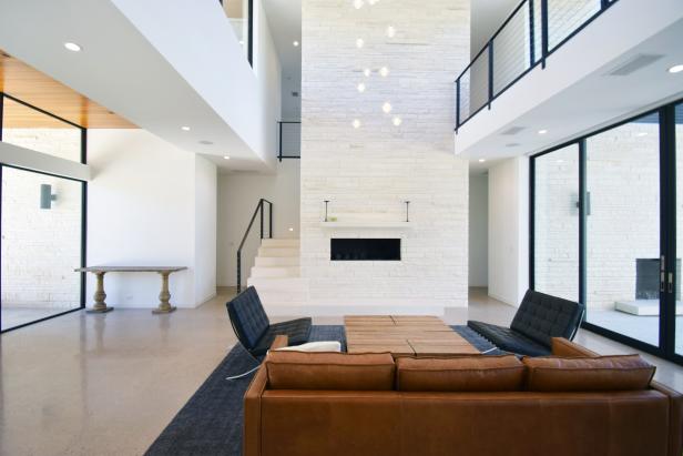 White Modern Living Room