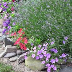 Mixed Stones Bed Edging