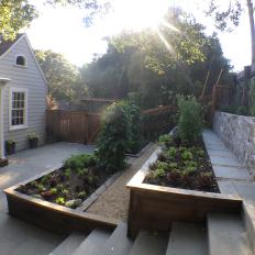 Raised Beds and Stairs