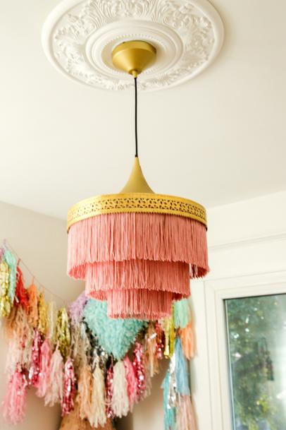 Diy store fringe chandelier