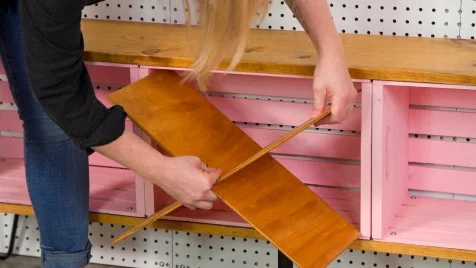 Diy workout bench with storage outlet