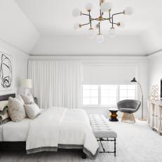 Sophisticated Master Suite With Crisp White Palette