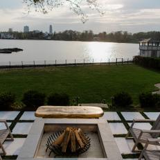Fire Pit and Water Views