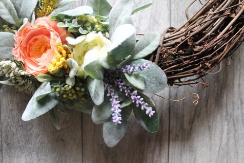 Easy DIY Spring Wreath - Rocky Mountain Bliss