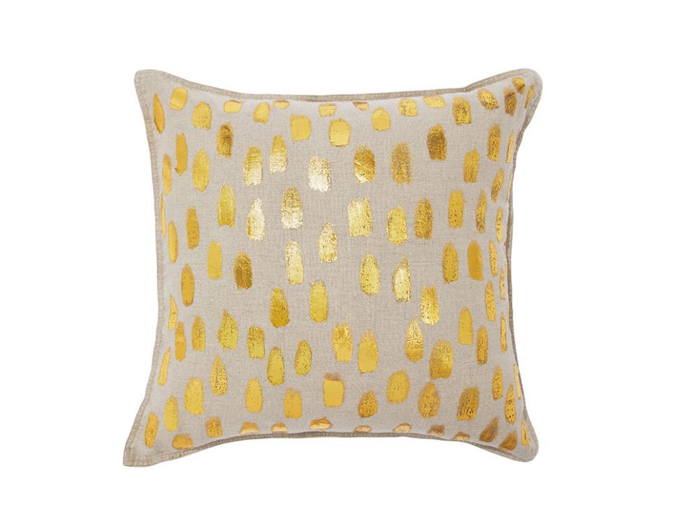Glam:  Gold Foil Pillow