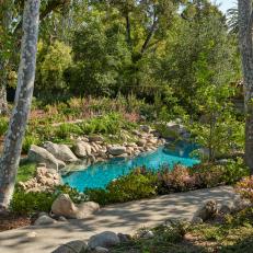 Naturalistic Pool With Boulders