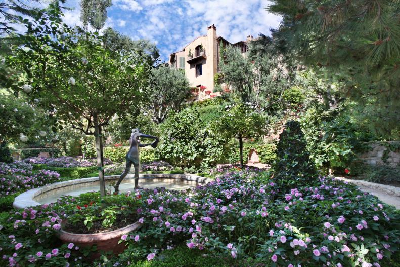 Garden and Fountain