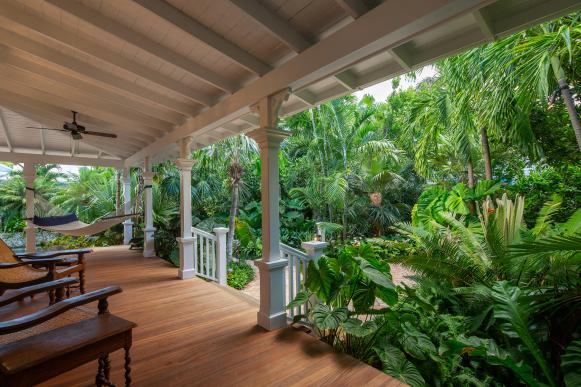 Porch and Tropical Garden
