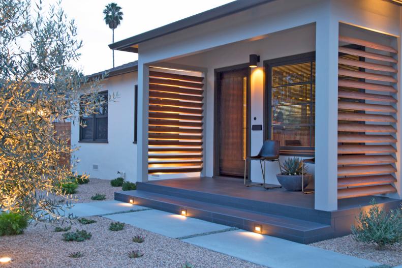 Porch With Wood Slats