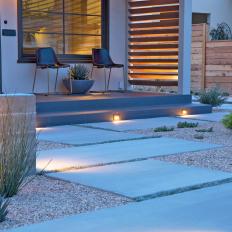 Concrete Slab Walkway and Porch