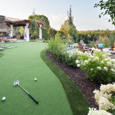 Putting Green and Fire Pit